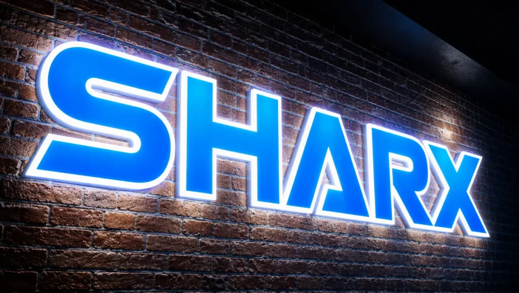 acrylic letter SHARX signage