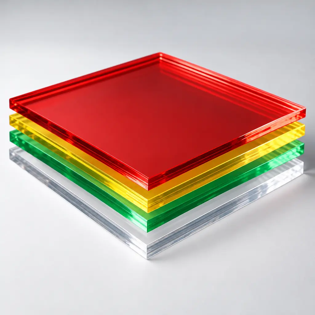 Colorful acrylic materials can be cut by co2 laser