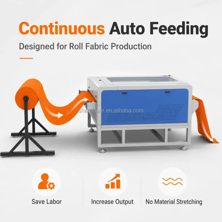 SHARX CC1610A auto-feeding laser cutting machine (7)