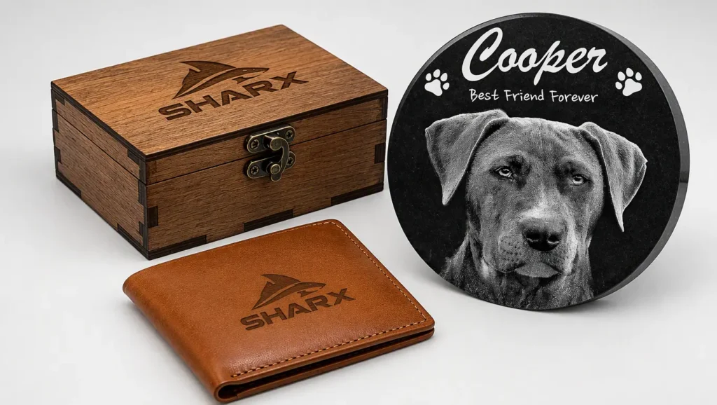 SHARX wood Crafts & Custom leather and granite Products