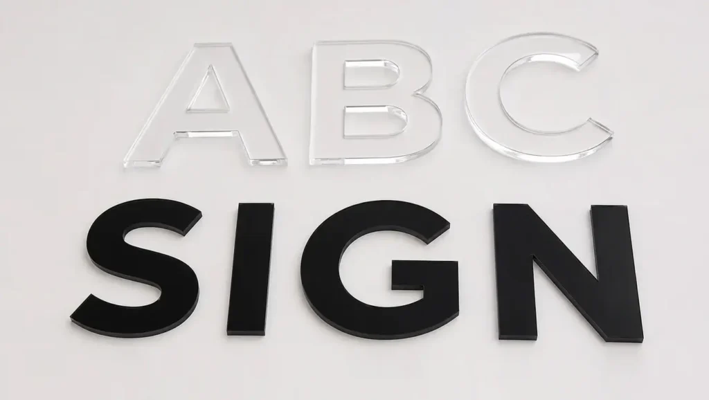 SHARX acrylic letters