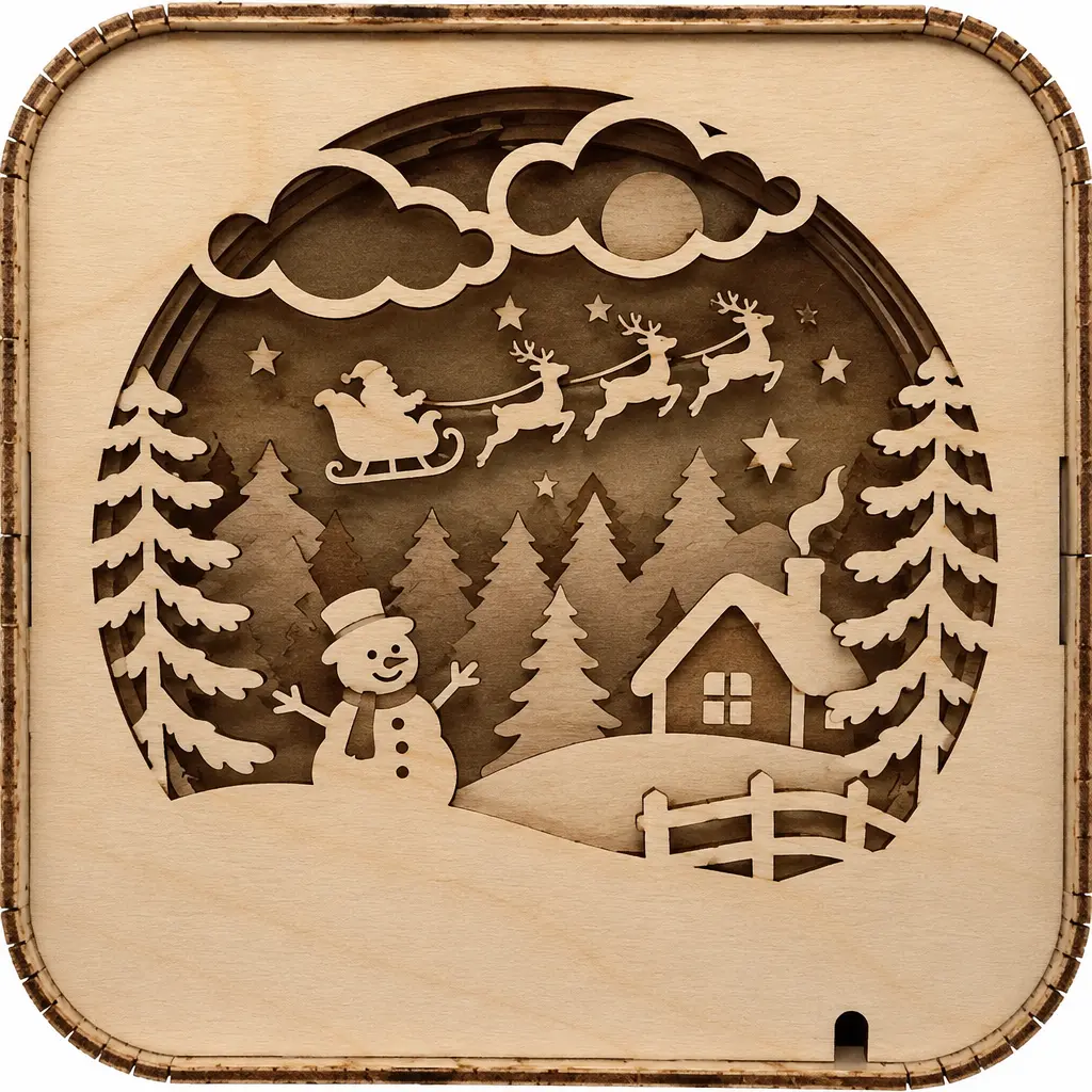 SHARX laser cut wood Crafts
