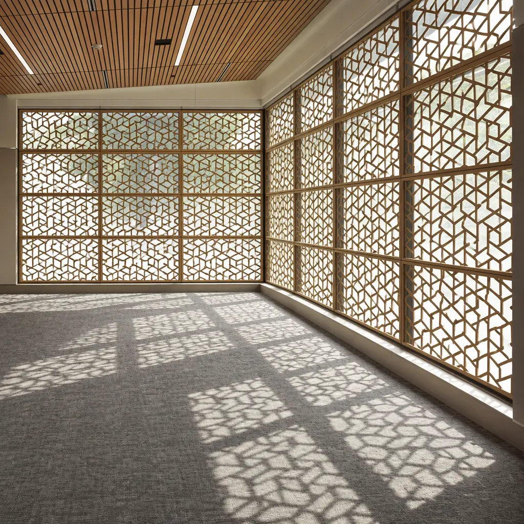 SHARX laser cut wood Window panels
